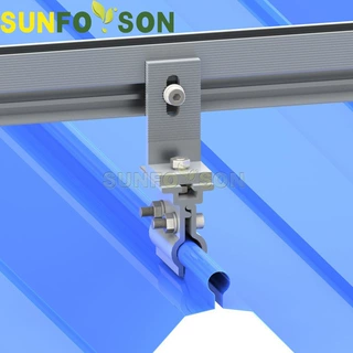 厂家直供  彩钢瓦铁皮瓦通用瓦夹 光伏支架安装固件