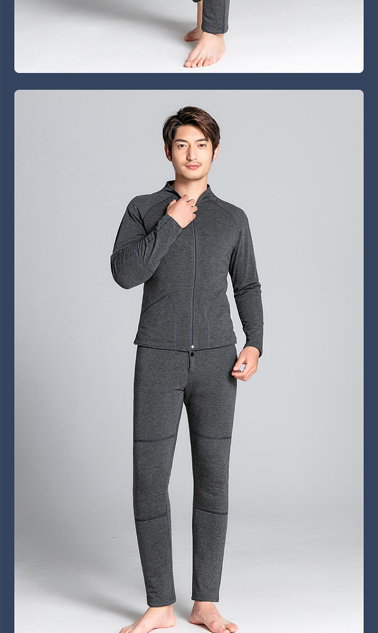 Quần legging nữ lót lông cừu cạp cao giữ ấm mùa đông — Nam lót nhung (YF20811) chi tiết 11