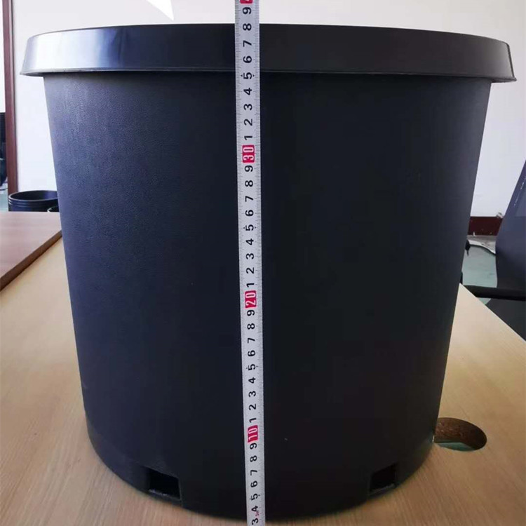 15加仑植物花盆塑料黑色育苗盆植物培育苗盆基地种植盆|ms