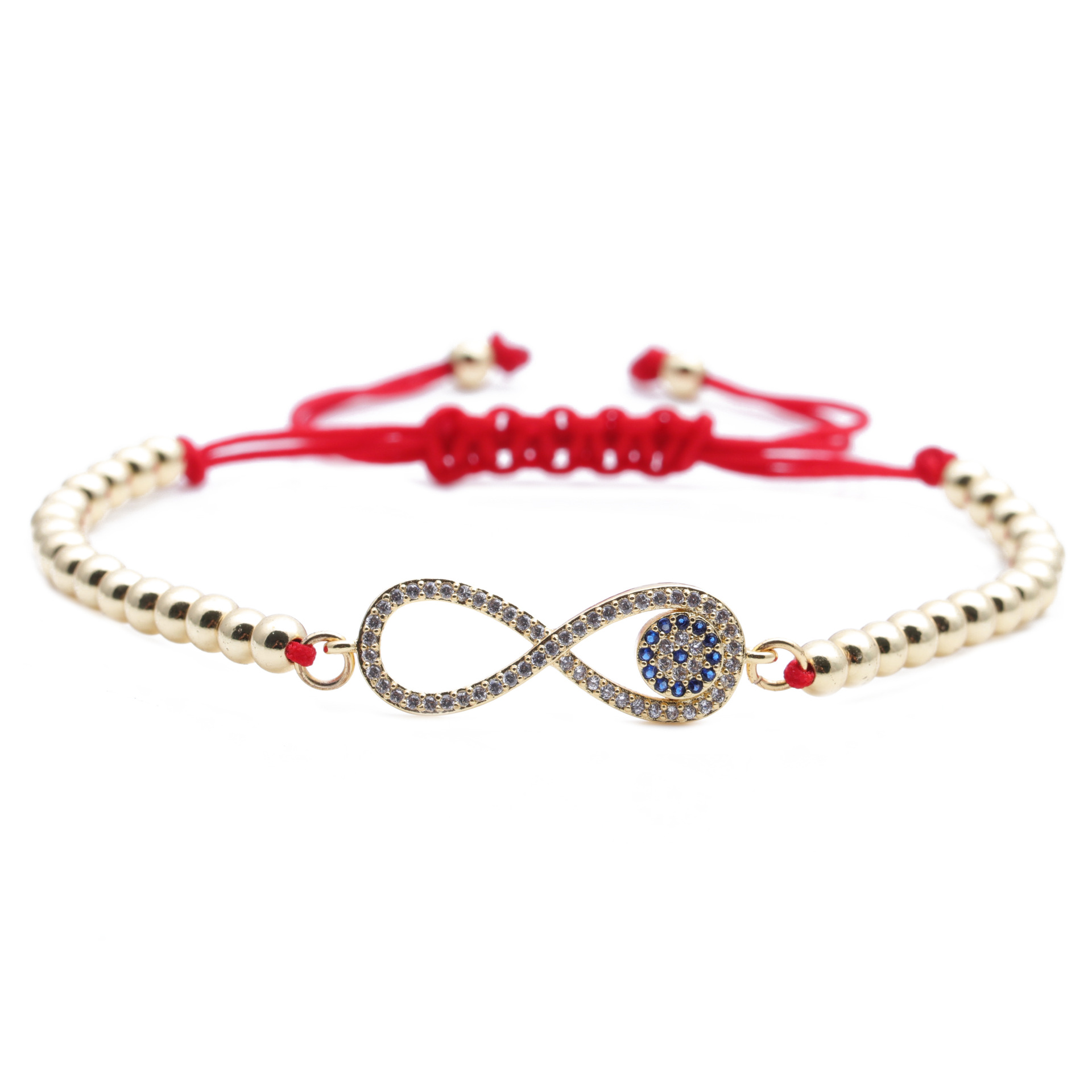 new copper love evil eye bracelet