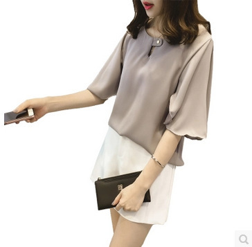 Chemisier en Mousseline de soie - Ref 3429383 Image 5