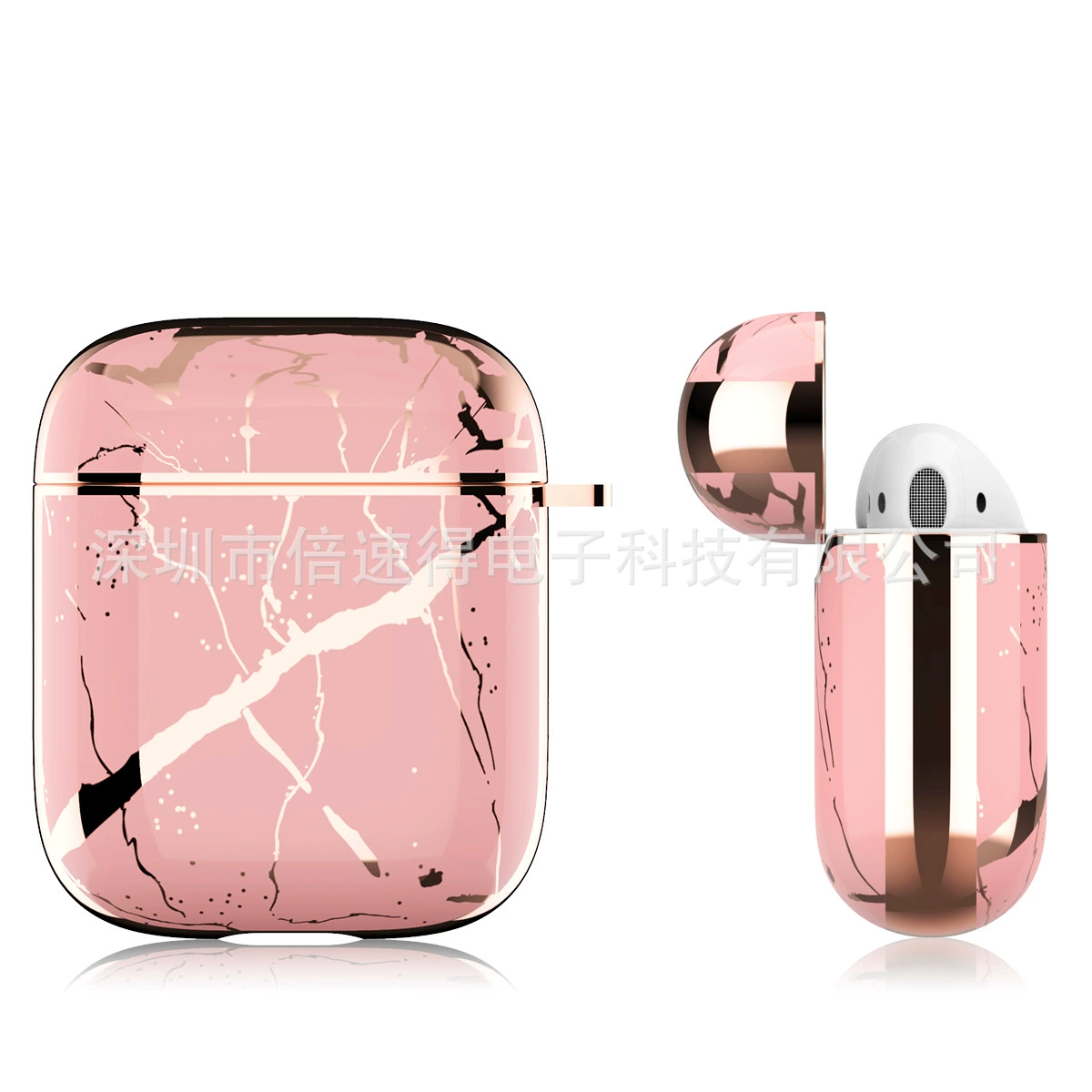 Подходит для AirPods 2 поколения защитный чехол, жесткий PC корпус с гальваническим покрытием, наличие, беспроводной чехол для AirPods 3 поколения