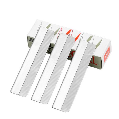 Feather brand eyebrow trimming blades, tattoo eyebrow razor, disposable stainless steel corrugated blades, 10 pieces, professional makeup artist