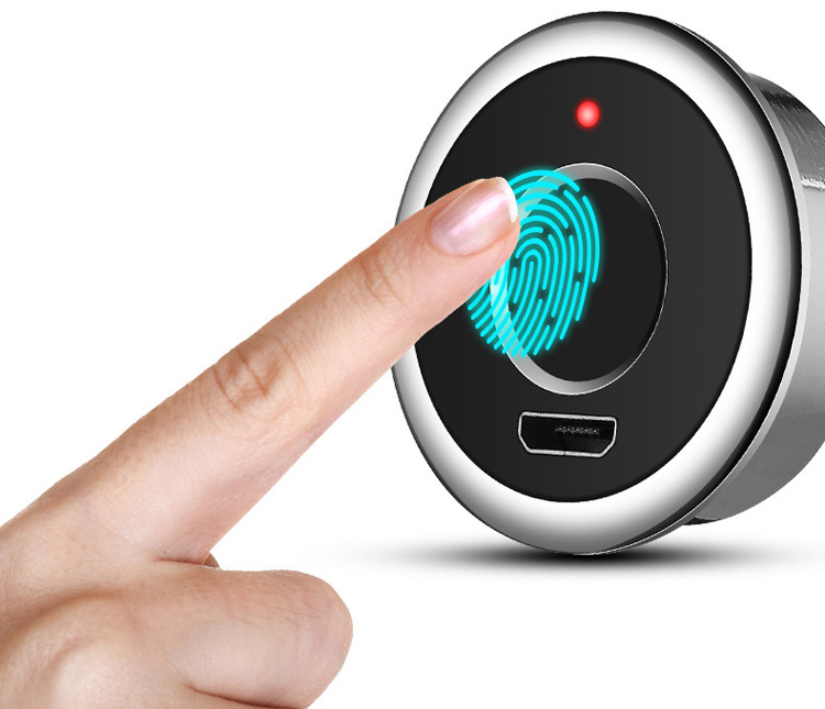 半导体指纹柜锁更衣柜指纹锁储物柜指纹锁抽屉指纹锁私密柜指纹锁