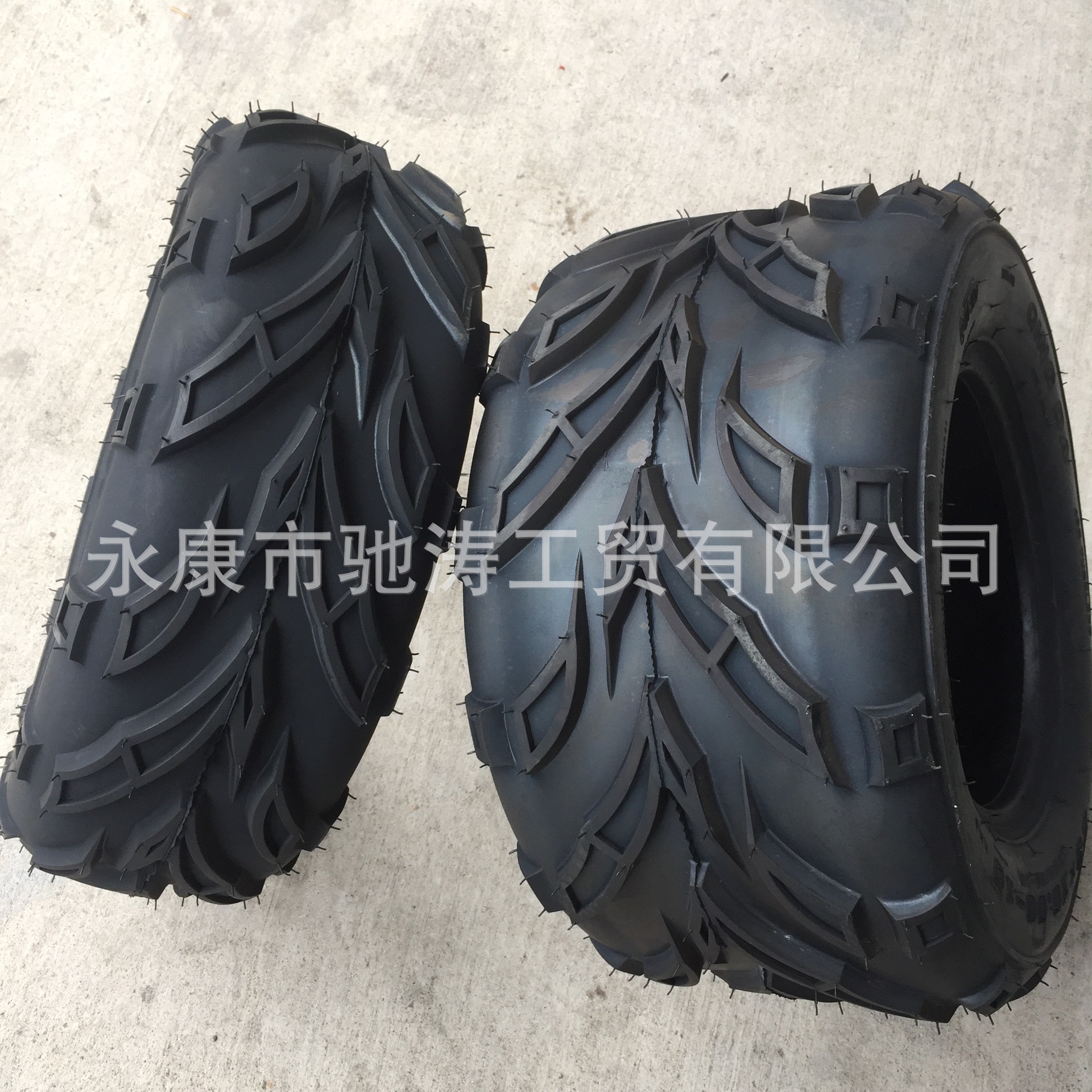 ATV轮胎沙滩车轮胎21x7.00-10 20x10-10寸真空胎22x10-10火焰花纹