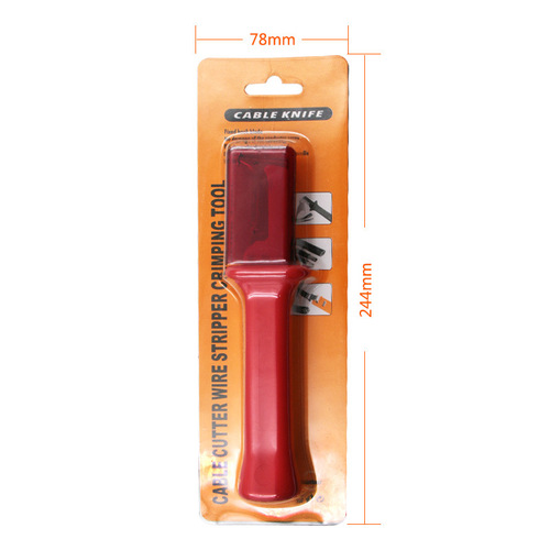 Red wire stripping pliers Electrical cable insulation stripping knife Manual stripping knife Insulated wire stripper wholesale