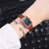 Retro women's watch malachite, light luxury style, internet celebrity, simple and elegant design