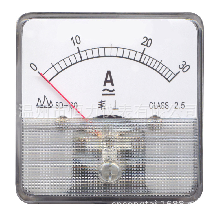 供应帆船牌60*60指针式交流表 测量交流电流表