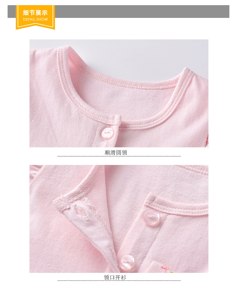 Enfants De Vêtements D'été En Gros Outwear Bébé Fille Cool Doux Mignon Plein Imprimé Gilet Robe H3701 display picture 9
