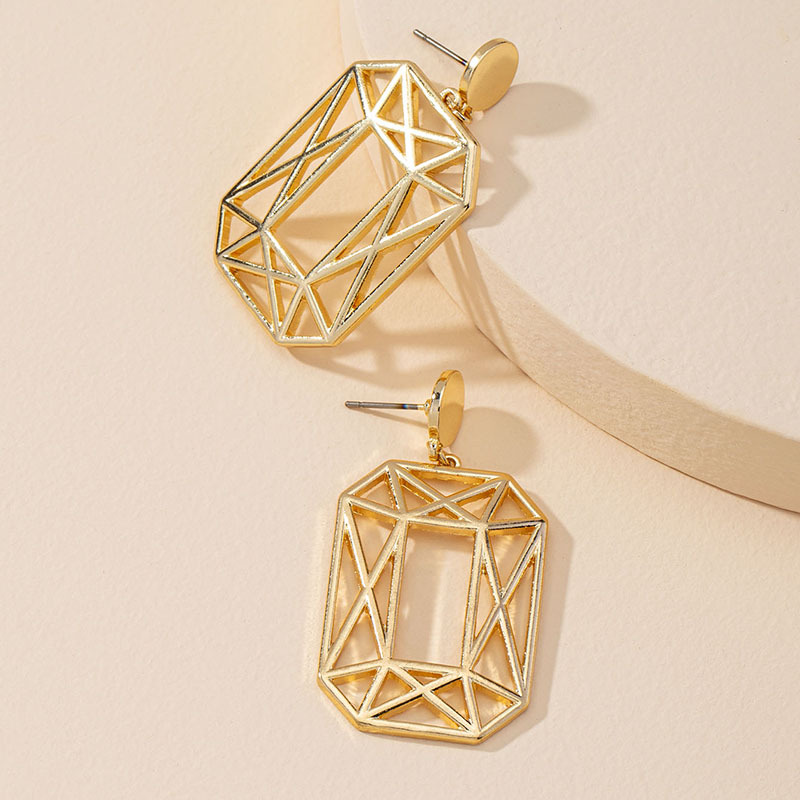 Hot Selling  Fashion Metal Geometric Earrings Wholesale display picture 6