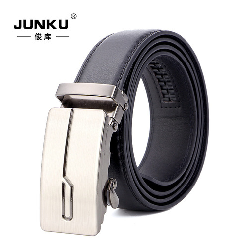 Manufacturer wholesale men's automatic buckle belt cross-border three-dimensional modeling belt for young and middle-aged people live broadcast to give away