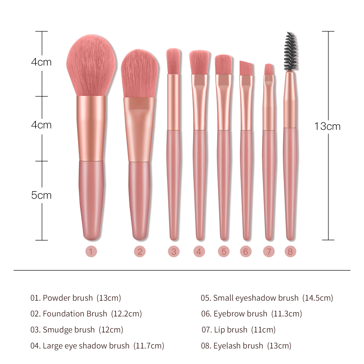 New Fashion Mini  Morandi Soft Hair Makeup Brush Set Wholesale Nihaojewelry display picture 26