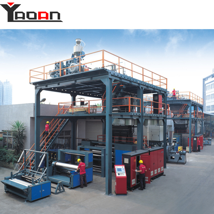 生产厂商直接供应2400宽幅PP单S纺粘无纺布生产线设备