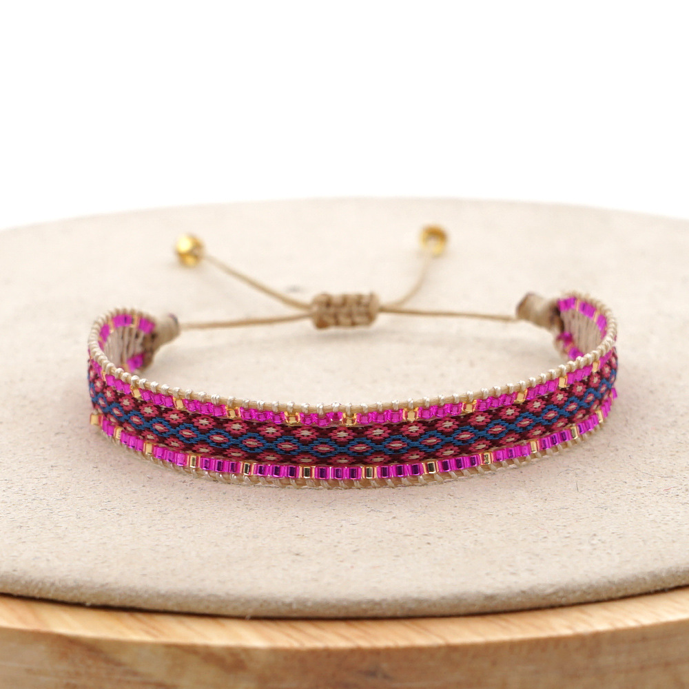 Großhandel Schmuck Ethnischen Stil Farbe Miyuki Perlen Gewebtes Armband Nihaojewelry display picture 11