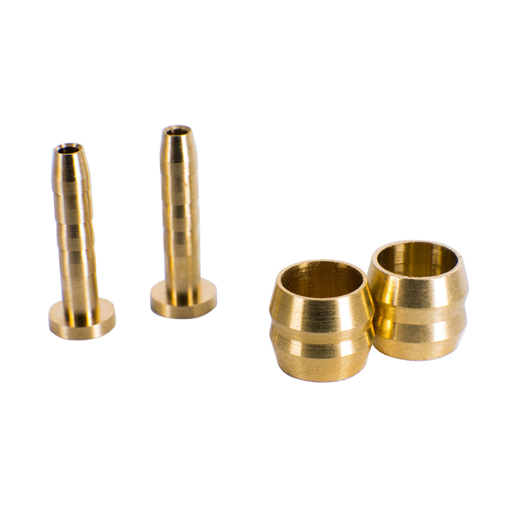 Tubo de aceite de freno de bicicleta Cabeza en T Aguja de aceite de BH-59 Cabeza de oliva Cubierta de cobre Anillo urgente M446/615/785 XT