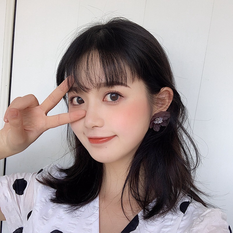Korean-style Dongdaemun Internet Celebrity Holiday Style Exaggerated Earrings Personality Elegant and Generous Fairy Style Flower Earrings Female Elegant