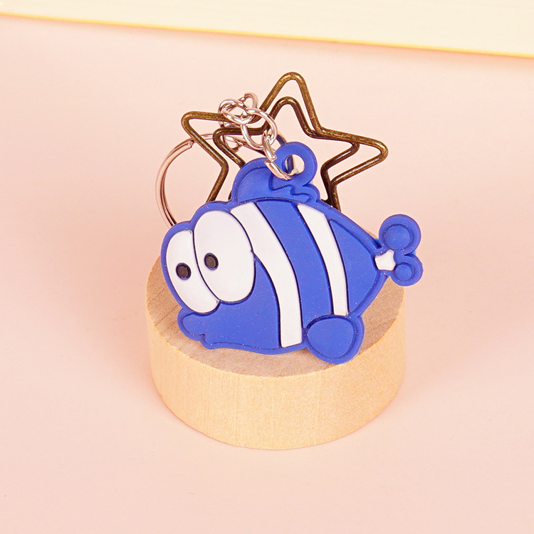 卡通硅胶钥匙扣