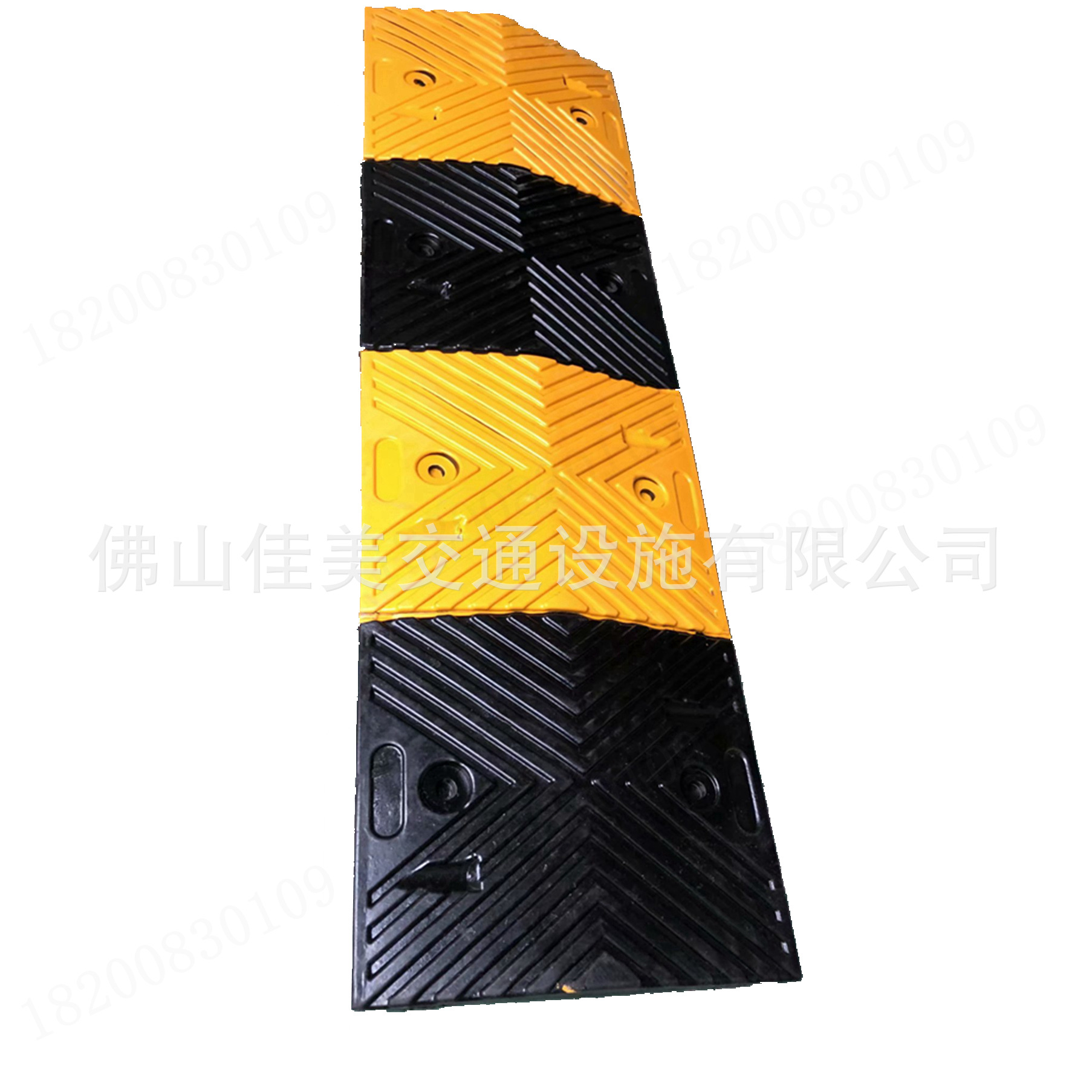橡胶减速带 小波浪减速橡胶路障坡 梯形减速龚 汽车停车场减速障-阿里巴巴