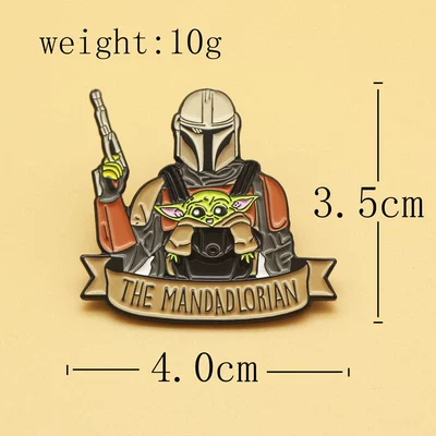 Distinctive Creative Enamel Metal | Yaxa sancaqları - baby-yoda-7