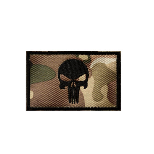 Embroidered Velcro Badge Punisher Skull Armband Tactical Morale Badge Cloth Patch Bag Clothing Accessories