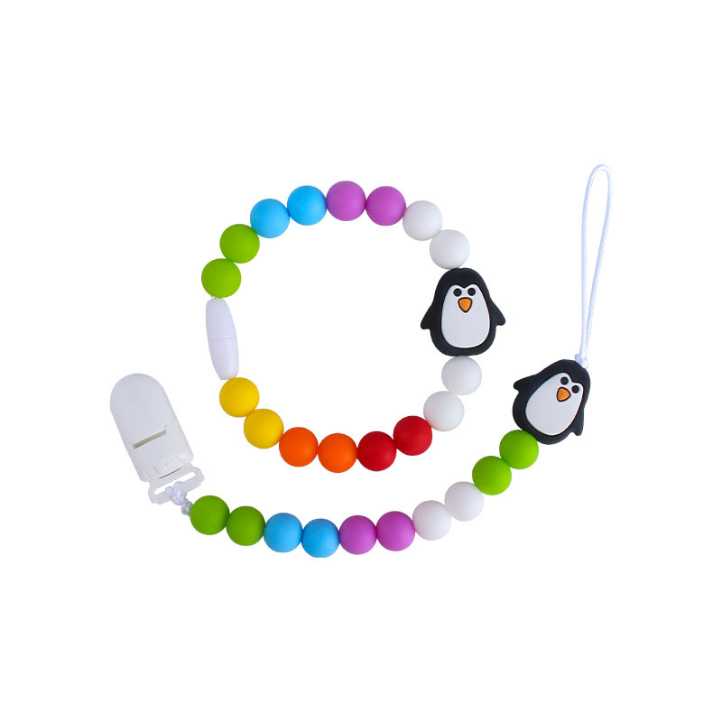 Explosivo bebé suministros plástico chupete clip bebé calmante silicona animal coche juguete mordedor cadena