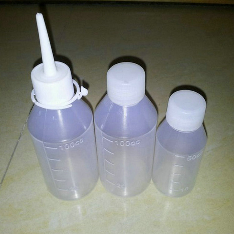 吹塑尖咀塑料瓶塑胶尖嘴瓶带刻度胶水瓶透明软胶瓶防油防酸碱