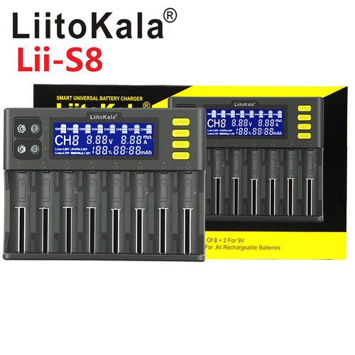 LiitoKala Lii-S4 lii-S2 S1 lii-S6 18650 Lithium Battery Charger Reversible Charging