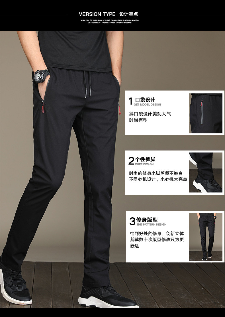 Copy_erunchor Новые мужские брюки корейские модные мужские брюки повседневные брюки маленькие ноги зеленые.jpg