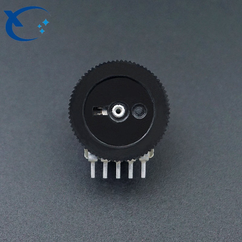 厂家直销 R1001G直脚双联碳膜电位器 耳机麦克风16x2mm齿轮电位器