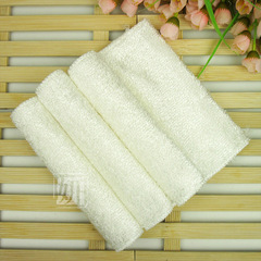 Double-layer bamboo fiber dish cloth, thick and oil-resistant kitchen scrubbing cloth (medium size)