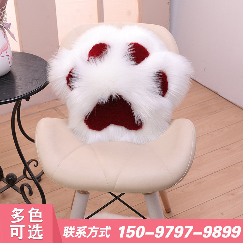 【熊掌抱枕】可爱毛绒玩具猫爪熊掌抱枕空调毯子办公室午睡毯靠垫