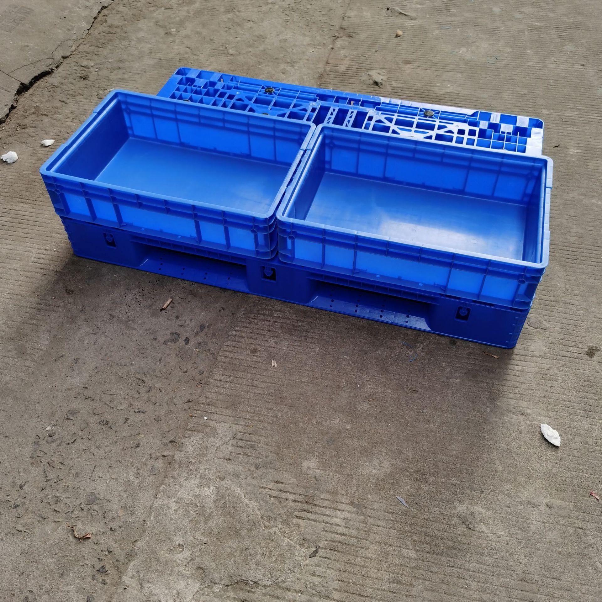 EU4922欧标EU周转箱PP塑料900*400*230MM物流箱汽车零部件塑胶框