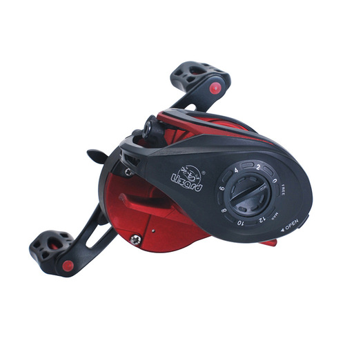 Kemailon multi-color water droplet long-range anti-explosion line all-metal wire cup micro-object black raft fishing lure wheel