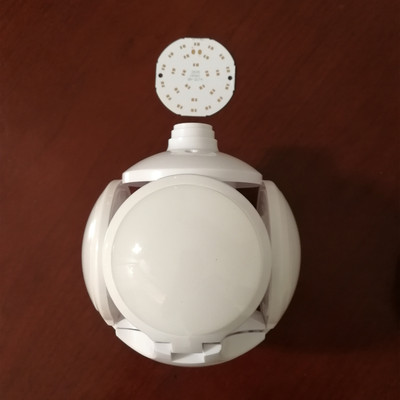 LED足球燈外殼套件折疊燈E27線路板光源板鋁基板散件