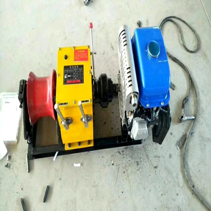 电力机动绞磨3吨 5吨汽油动力绞磨厂家 牵引绞磨 拖拉机绞磨机