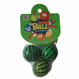 供应球类玩具 4.6CM橡胶西瓜弹跳球 3粒/多款多色混装H118992