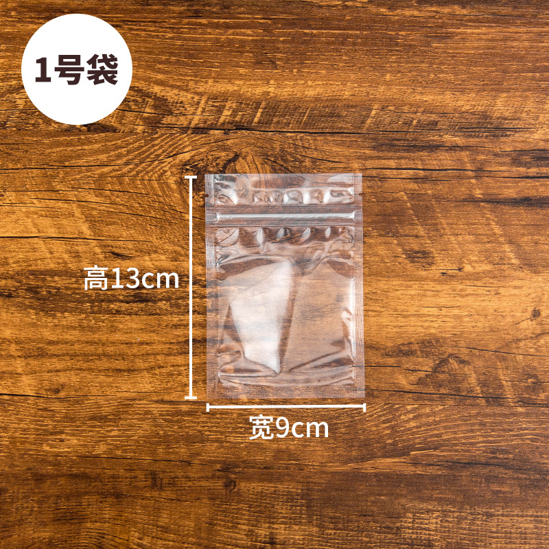 Bolsa ziplock de fruta seca de alta transparencia, bolsa de plástico sellada, bolsa ziplock, embalaje de alimentos, bolsa de huesos, fábrica al por mayor