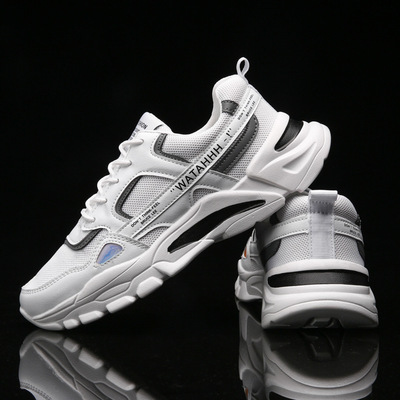 Men's Shoes 2020 new pattern Autumn man gym shoes Korean fashion ventilation Net surface Diddy wholesale One piece On behalf of