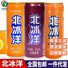 北冰洋汽水罐装330ml*24听3口味桔子味 橙子味 酸梅味 批发代发