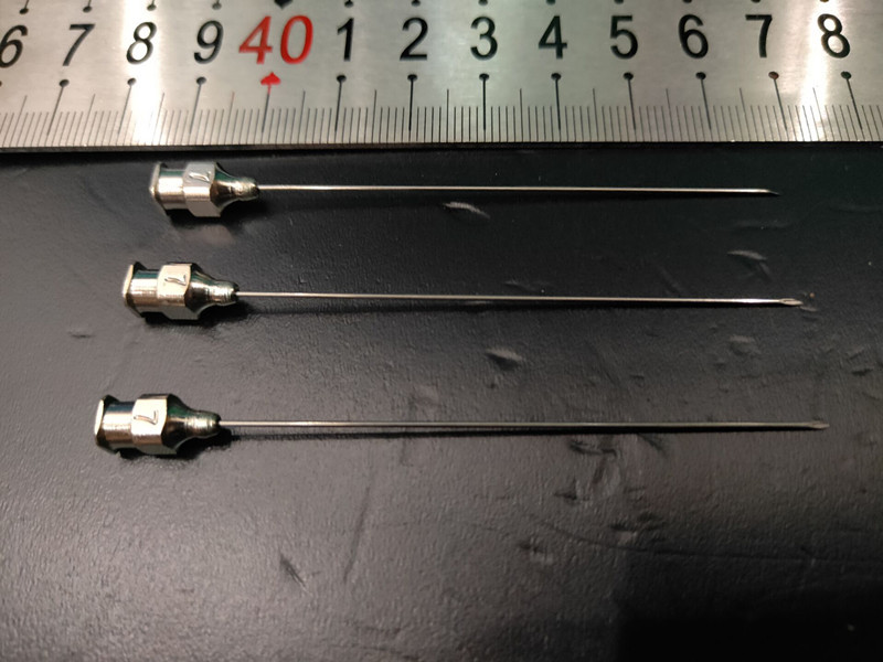 精密点胶针头 加长不锈钢针头 实验长针 尖头平头7号 7# 68mm