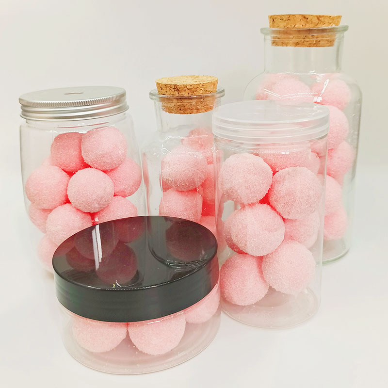 奇趣拉丝沐浴洗澡球抖音款15g糖果磨砂球身体磨砂清洁软膏批发