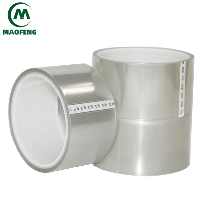 无残胶耐高温PET防静电硅胶胶带 绝缘耐腐蚀 电线缠结电机保护