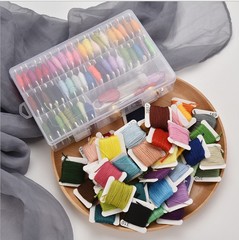 New Product 36-Color 50-Color 72-Color Cross-Stitch Embroidery Thread Box Set Hand Sewing Thread Braiding Box Braiding Tools