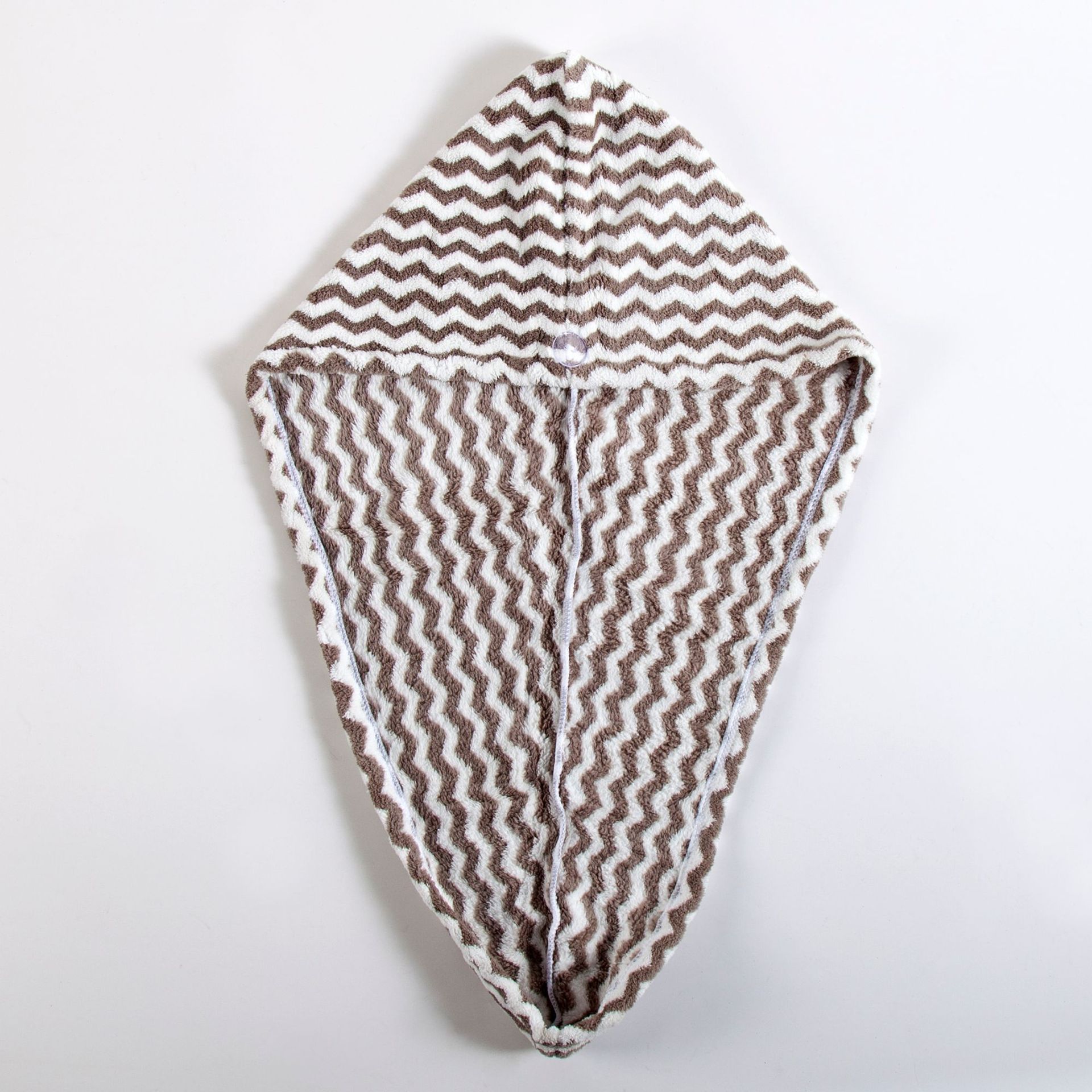 珊瑚绒水纹干发巾