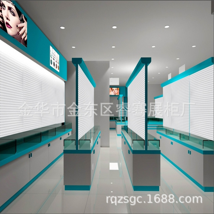 烟草柜台 玻璃钢展台 白酒展示柜 实木红酒展示柜 订做美甲柜子