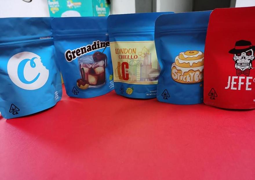 跨境Cookies Jefe Og 3.5 Gram Mylar Bag聚酯薄膜袋糖果包装袋阿里巴巴