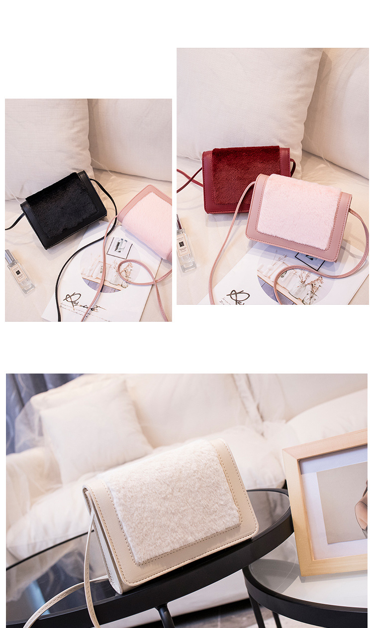 Fashion Hit Color Small Square Bag Cross-body Shoulder Women's Bags Wholesale display picture 4