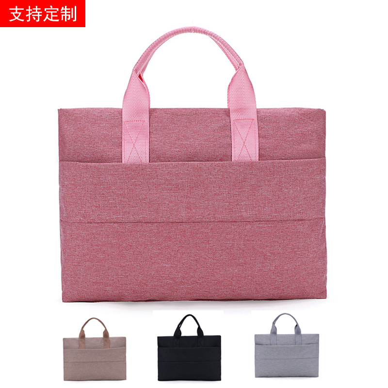 Factory supply temperament men's handbag 15.6 inch computer bag 2020 spring new simple fashion liner bag