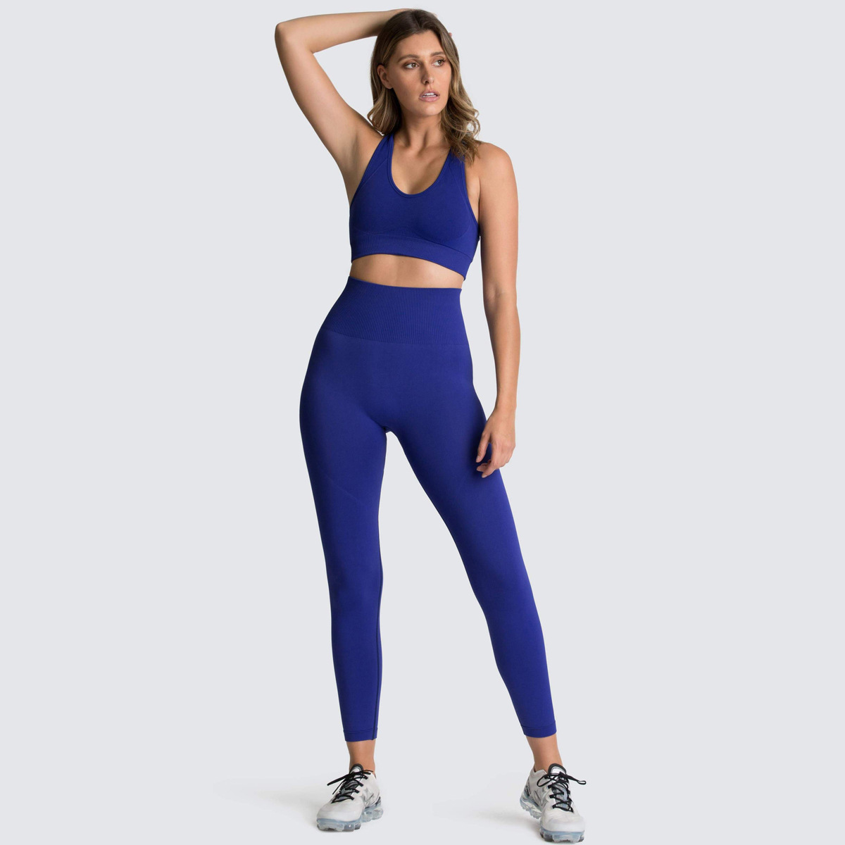 seamless knitted sports yoga suit NSLX8984