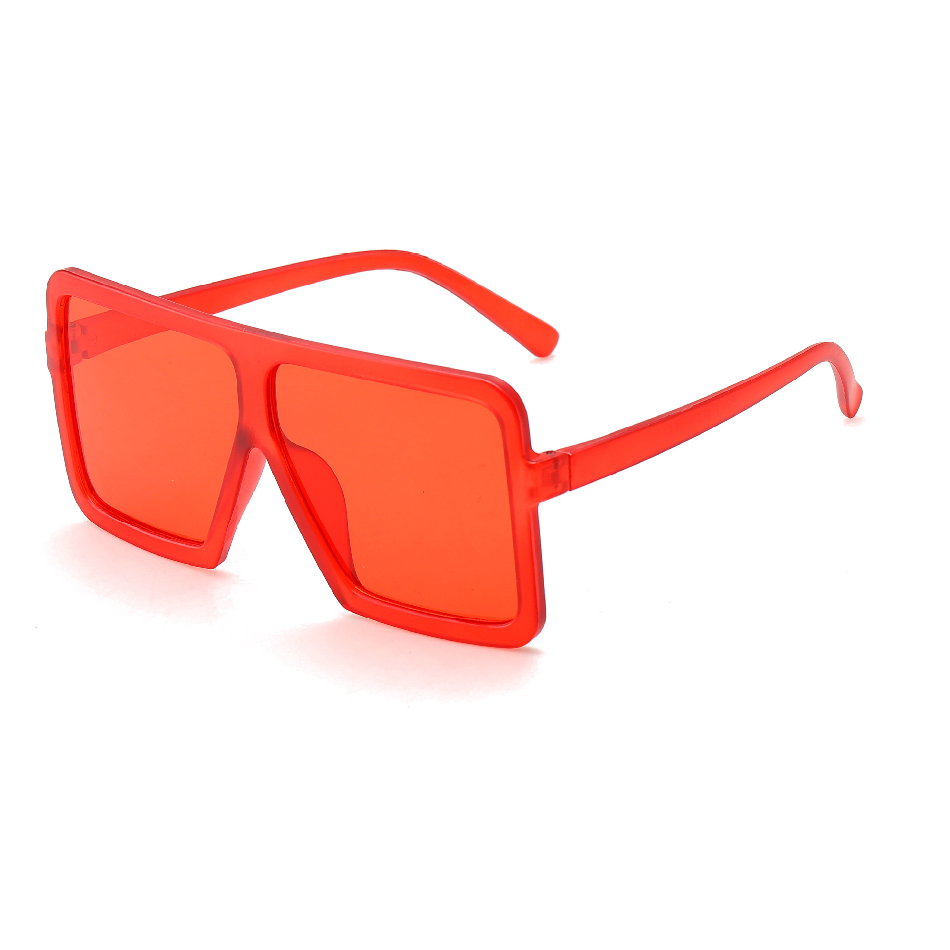 Nuevas gafas de sol Rojas personalizadas en línea 9786 gafas de sol de hip hop de hombres y mujeres gafas de sol de Marco elegante europeo y americano al por mayor
